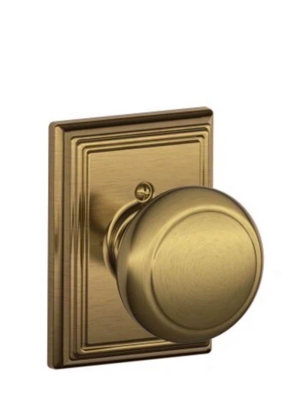 SCHLAGE F170AND609ADD Addison Collection Andover Decorative Trim Knob, Antique